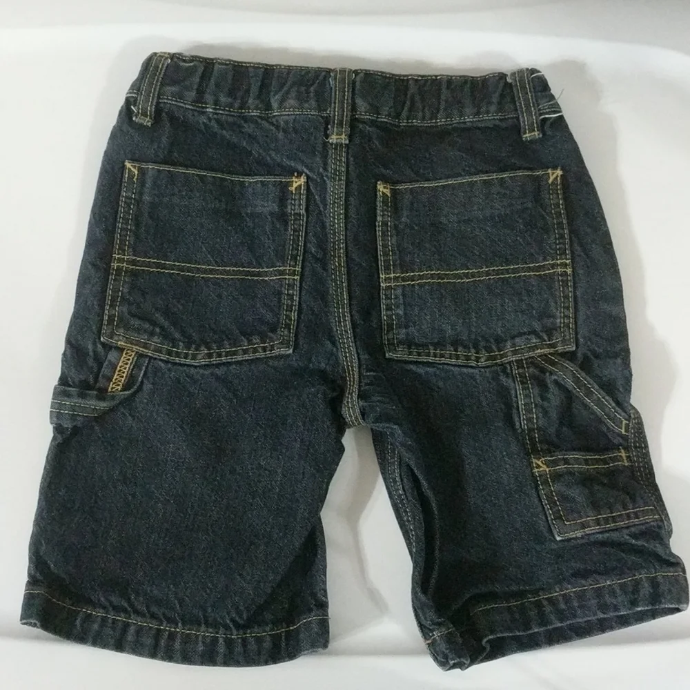 𝅺Oshkosh B'Gosh Denim Carpenter Shorts Dark Wash - size 7 H